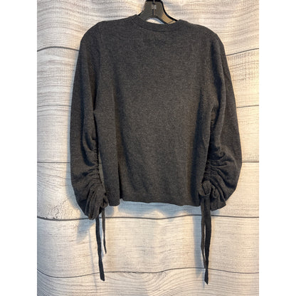 Autumn Cashmere Ruched Sleeve Tie Detail Sweater Size XS