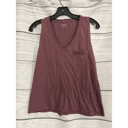 Madewell Whisper Cotton V-neck Tank Size S