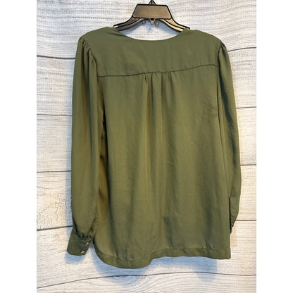 Cooper & Ella Olive Green Blouse Size M