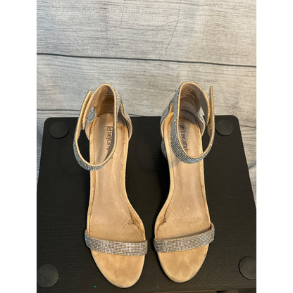 Jeffrey Campbell Sparkly Laura Ankle Strap Sandal Size 9