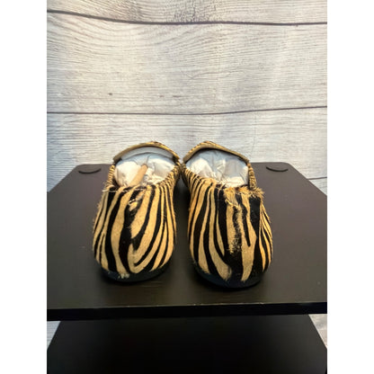 NWOB Steve Madden Zebra Stripe Pointed-Toe Loafers Size 9.5