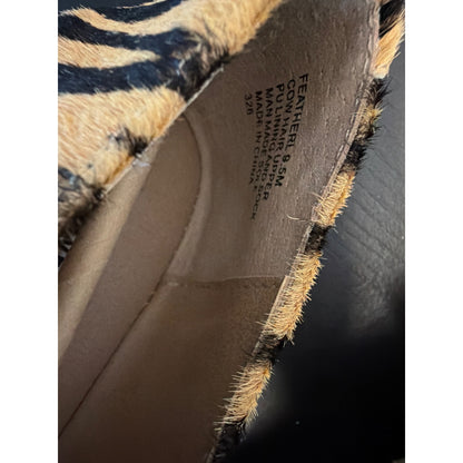 NWOB Steve Madden Zebra Stripe Pointed-Toe Loafers Size 9.5