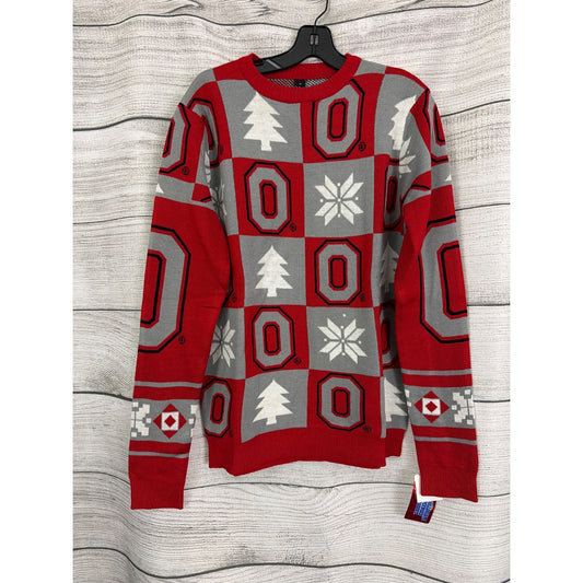 NWT Mens Ohio State Buckeyes Holiday Sweater Size M