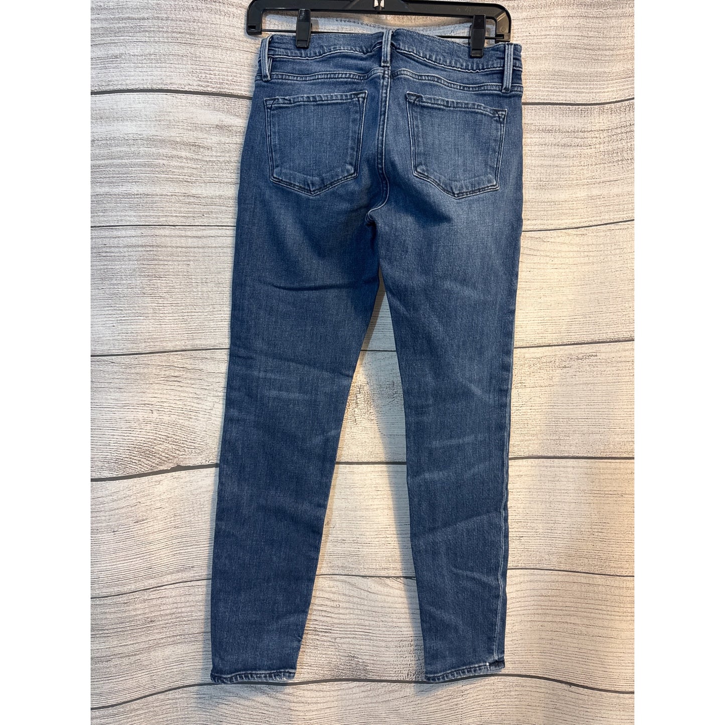 Frame Le Garcon Medium Wash Straight Leg Denim Jeans Size 24