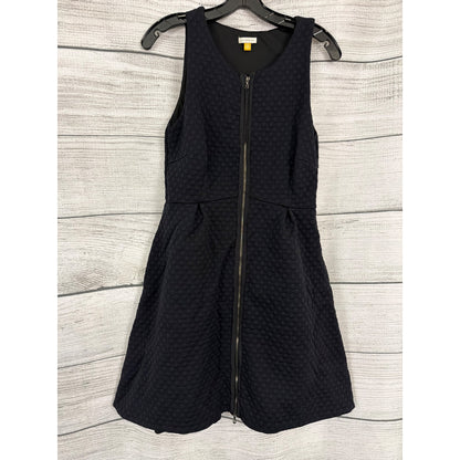 Leifsdottir Anthropologie Textured Sleeveless Fit & Flare Dress W Front Zipper Size 10