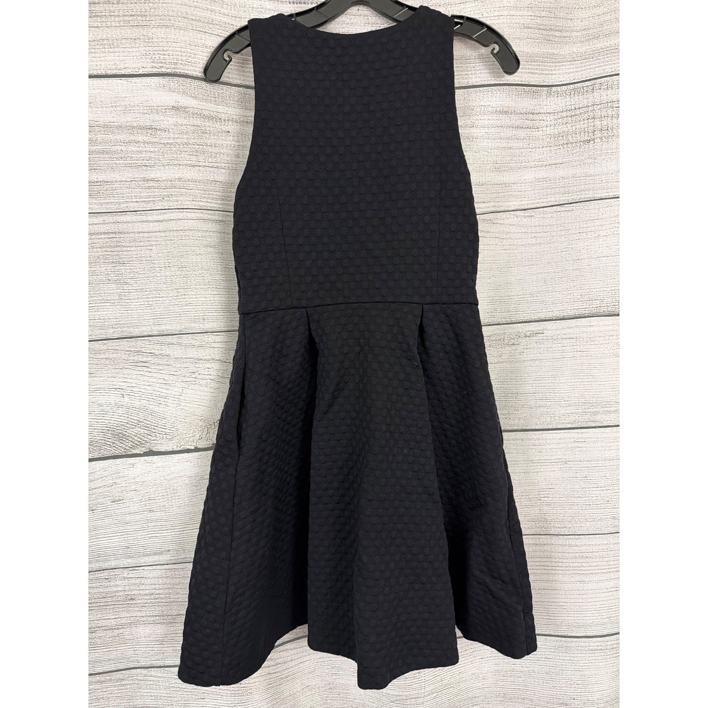 Leifsdottir Anthropologie Textured Sleeveless Fit & Flare Dress W Front Zipper Size 10