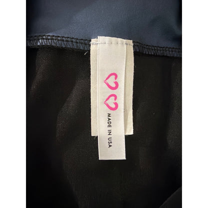 NWOT Blue Metallic Stretch Mini Skirt Size 1XL