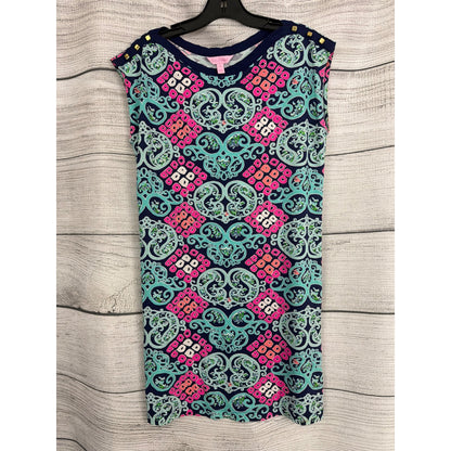 Lilly Pulitzer Robyn Behind The Gate Print Stretch Dress Size XS