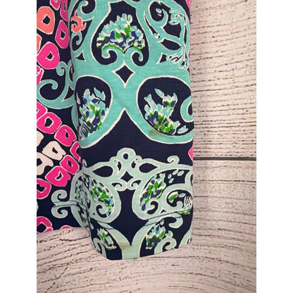 Lilly Pulitzer Robyn Behind The Gate Print Stretch Dress Size XS