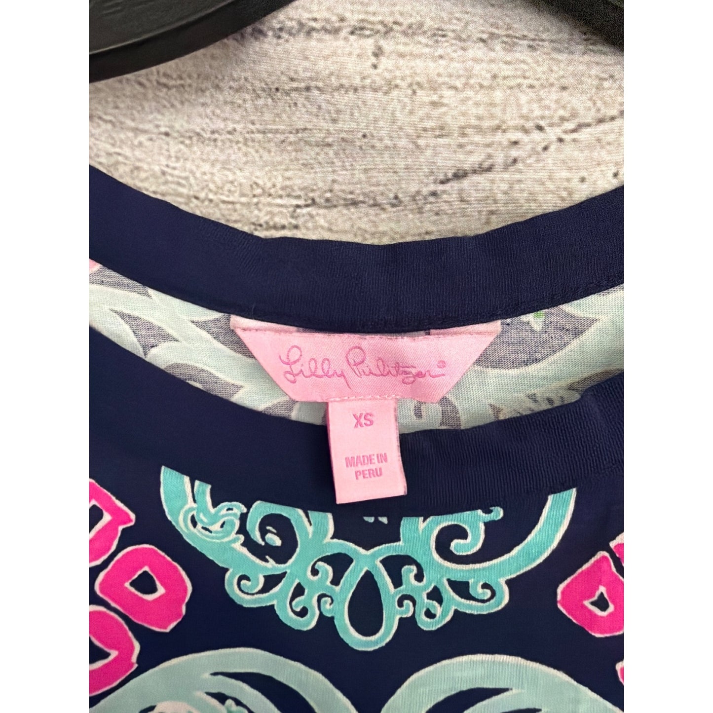 Lilly Pulitzer Robyn Behind The Gate Print Stretch Dress Size XS