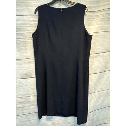 Classic Navy Sleeveless Shift Dress Size 14M