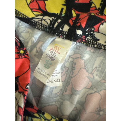 LulaRoe Floral & Abstract Pattern Leggings OS