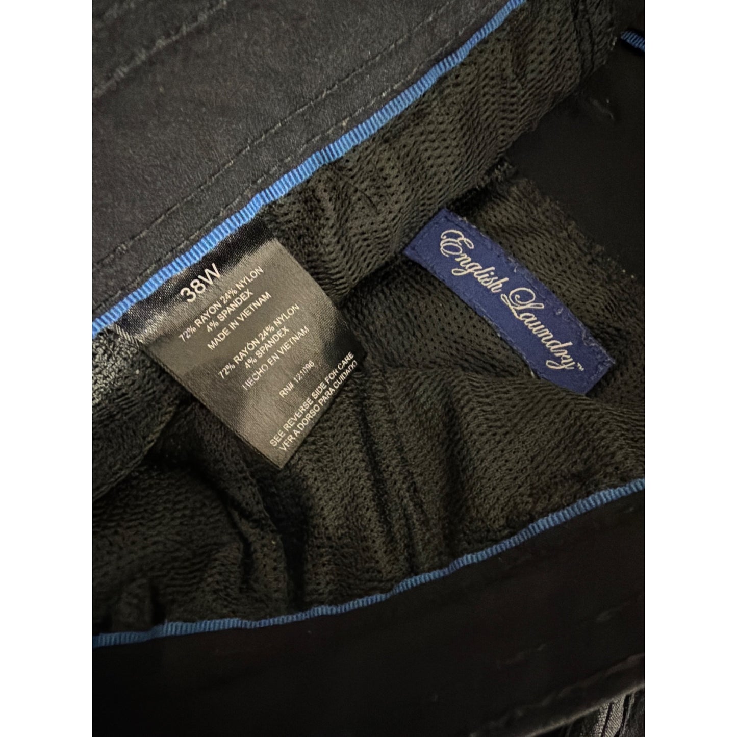 Mens English Laundry Black Cargo Shorts Size 38