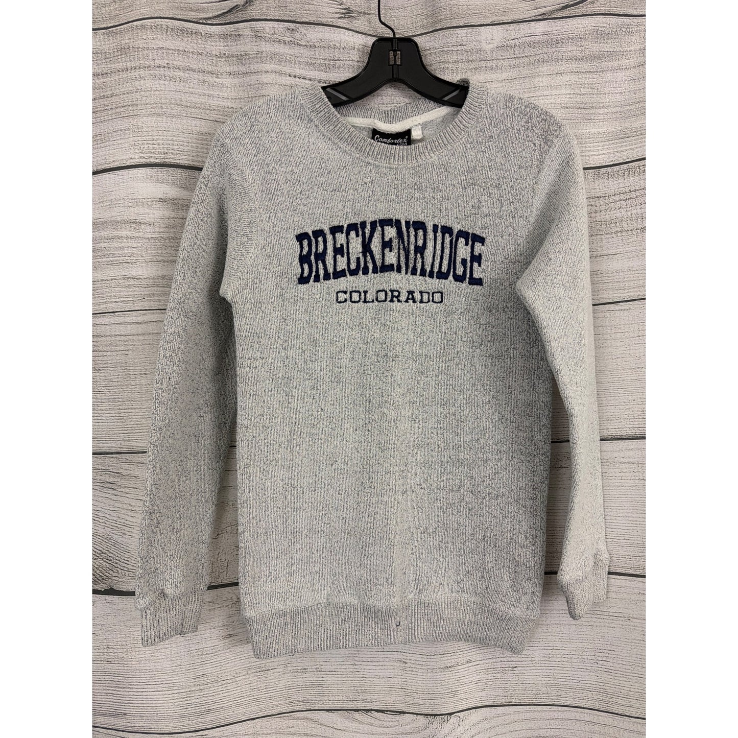 Comfort USA Breckenridge Colorado Heather Gray Sweatshirt Size S