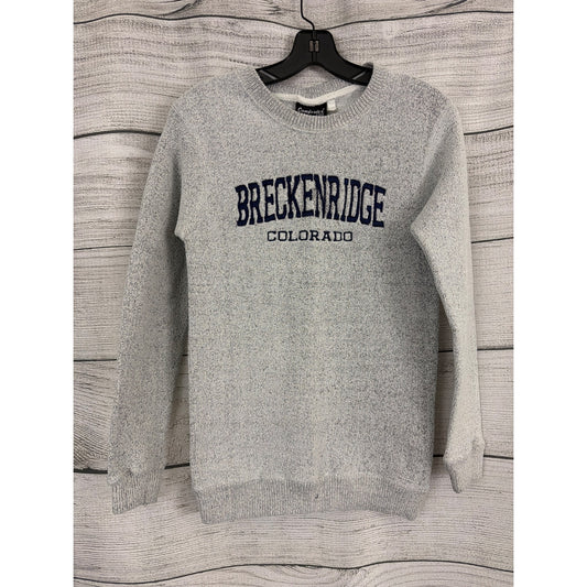 Comfort USA Breckenridge Colorado Heather Gray Sweatshirt Size S