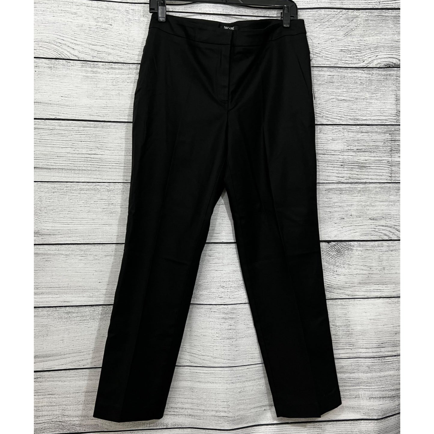 NWT Nic+Zoe Black Onyx Straight-Leg Pants Size 10