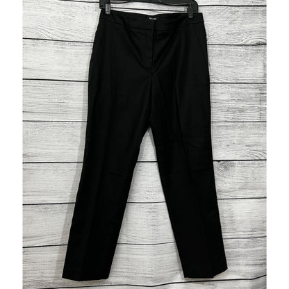NWT Nic+Zoe Black Onyx Straight-Leg Pants Size 10