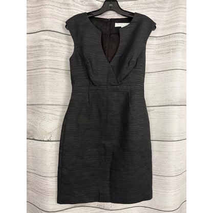 Trina Turk Black Sleeveless Textured Sheath Dress Size 4