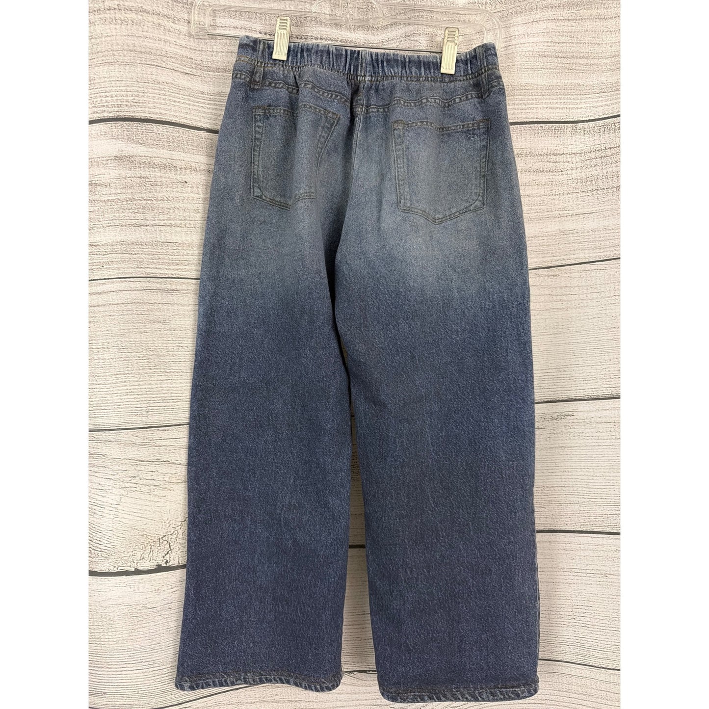 Vintage Havana Girls Mira Faux Denim Sweatshirt Jeans Size 14