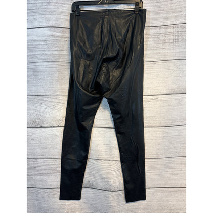 Commando Black Faux Leather Leggings Size XL