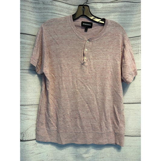 Bonobos Mens Italian Linen Henley Slim Size L