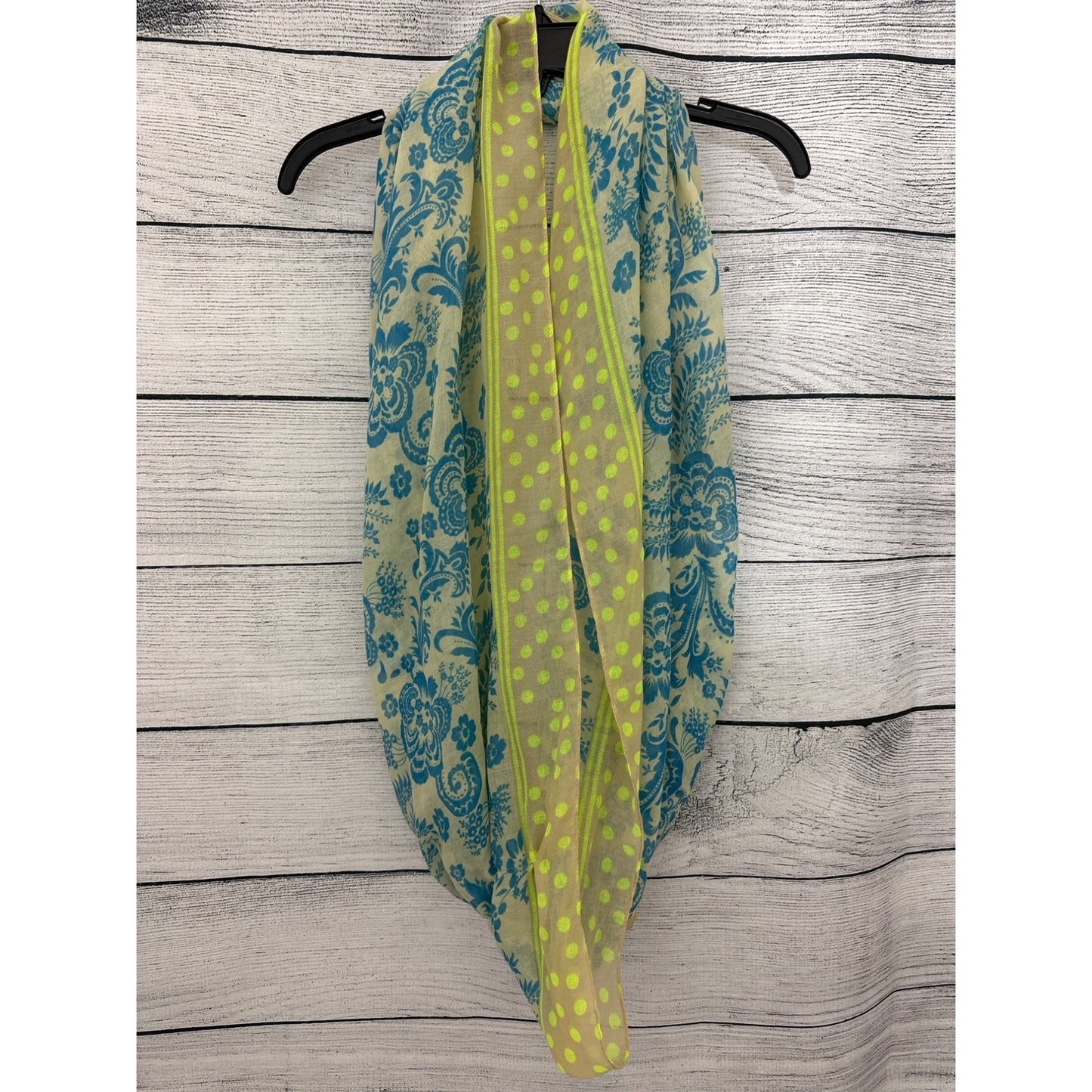 Natasha Floral & Polka Dot Infinity Scarf