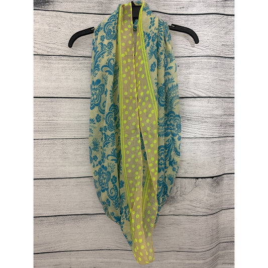 Natasha Floral & Polka Dot Infinity Scarf
