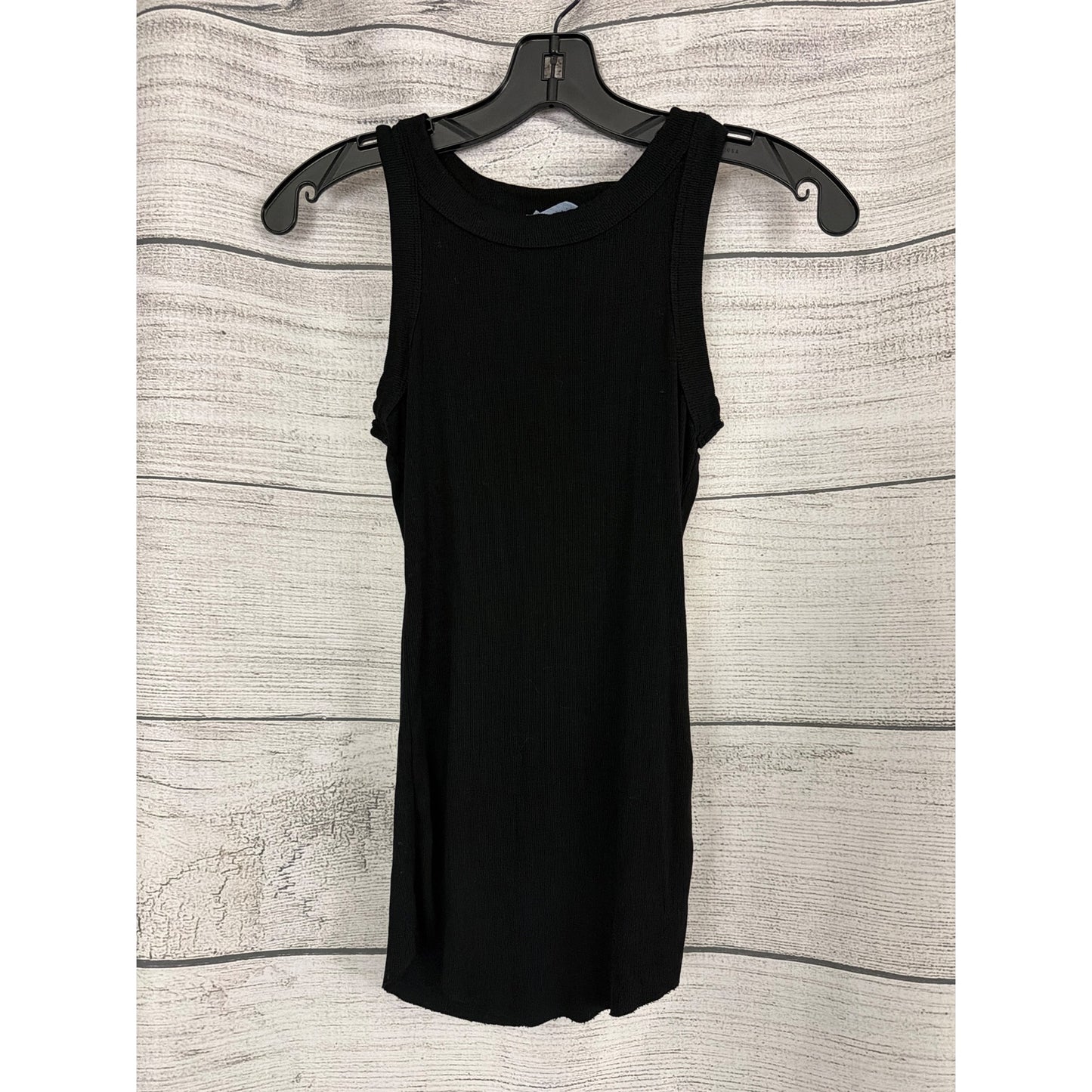 Talulah Black Ribbed Tank Top Sleeveless Casual Size S