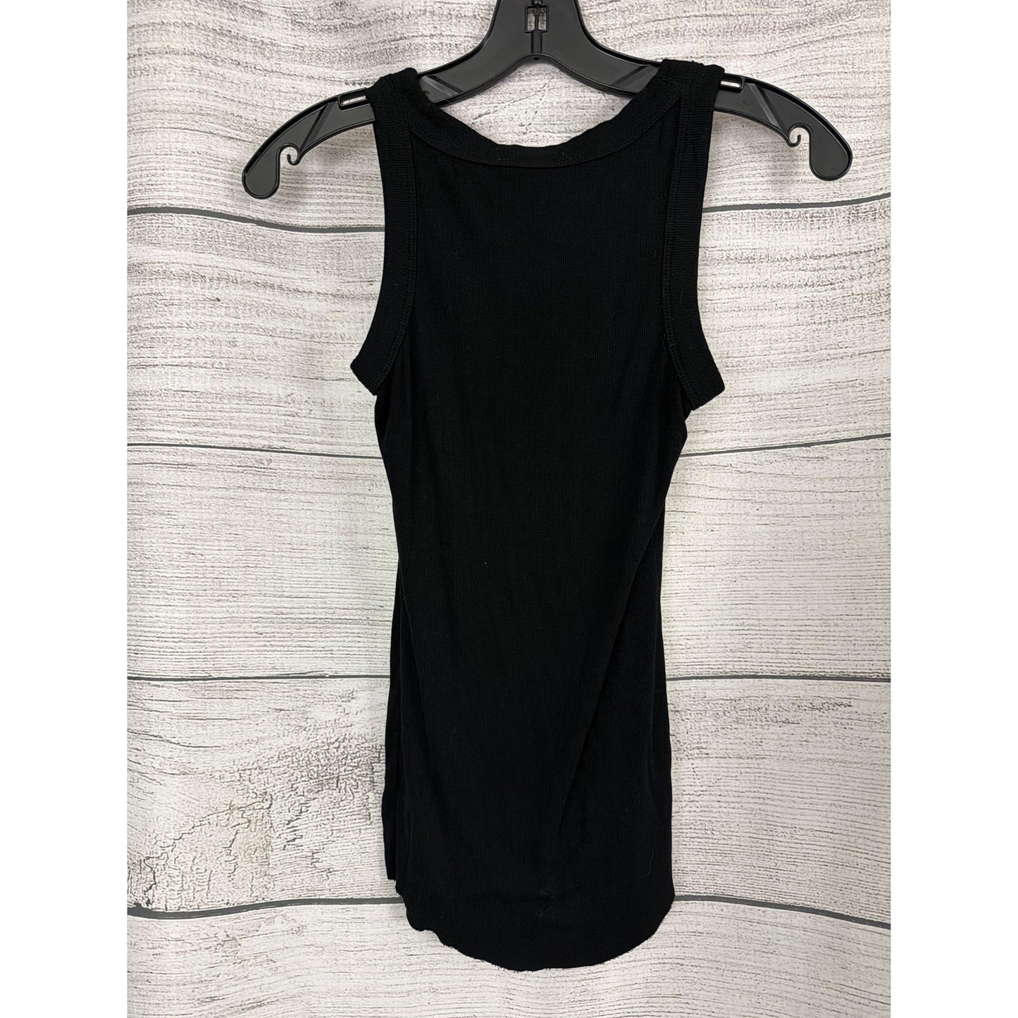 Talulah Black Ribbed Tank Top Sleeveless Casual Size S
