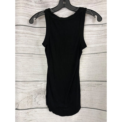 Talulah Black Ribbed Tank Top Sleeveless Casual Size S