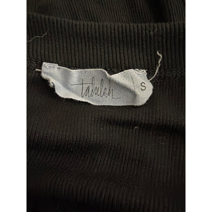 Talulah Black Ribbed Tank Top Sleeveless Casual Size S