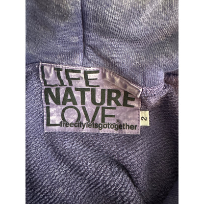 Free City Life Nature Love Hoodie Soft Pullover Size 2/M