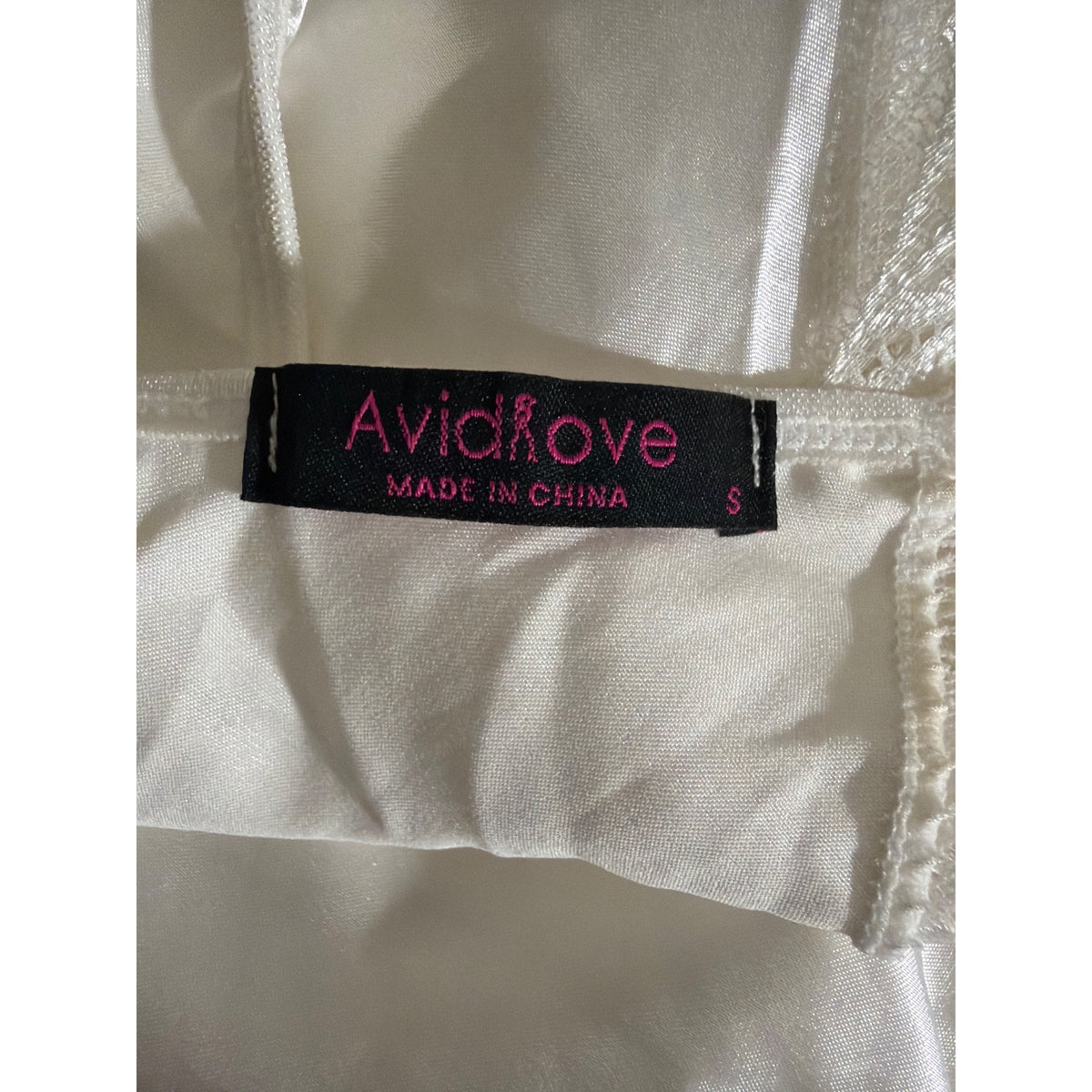 Avidlove Satin Lace Chemise Nightgown Size S