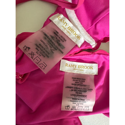 Ramy Brook Leyla Scallop Pink Bikini Set Size XS/S