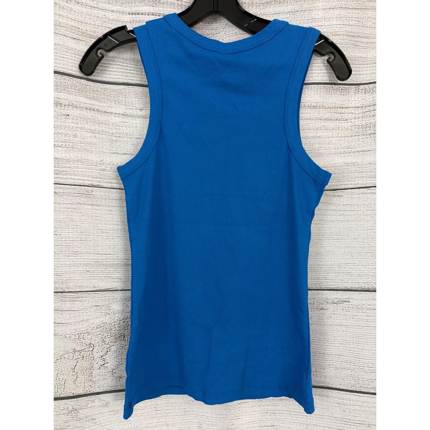 NWT Anrabess Sleeveless Ribbed Blue Tank Top Size M
