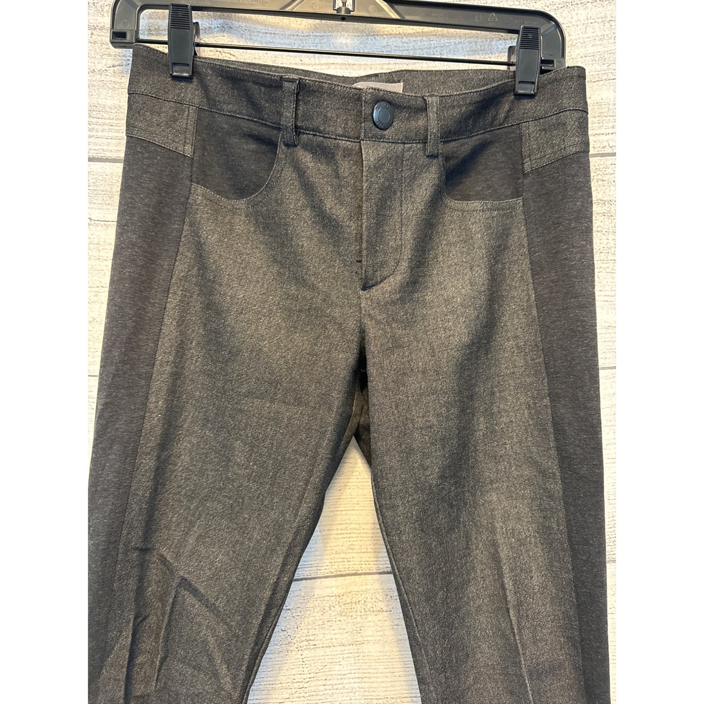 Vince Grey Two Tone Skinny Slim Pant Size 2