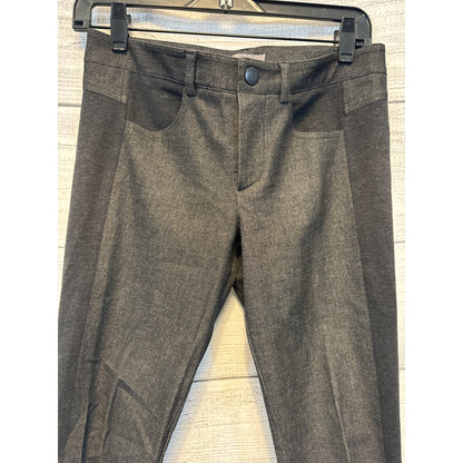 Vince Grey Two Tone Skinny Slim Pant Size 2