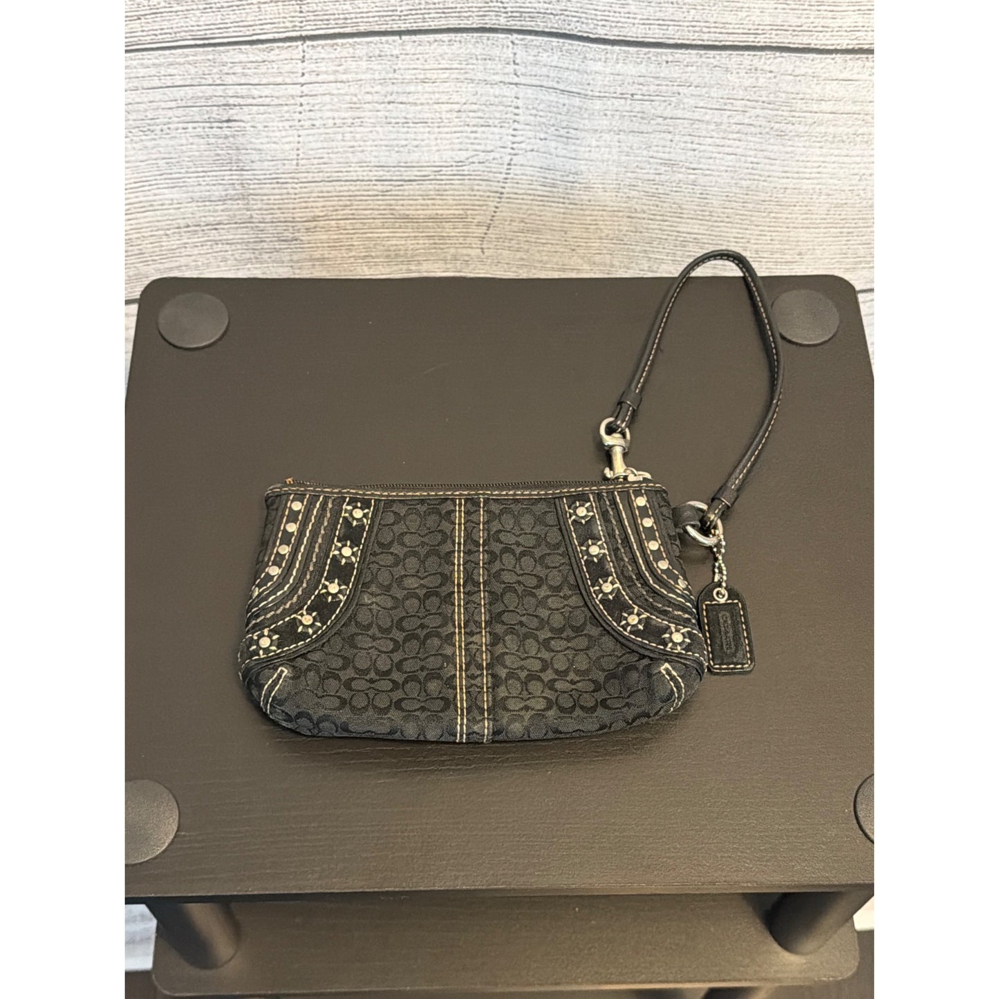 Authentic Coach Small Signature C Wristlet