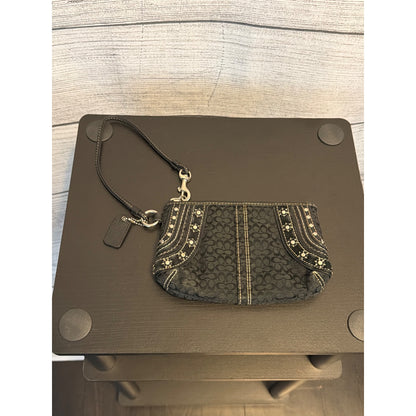 Authentic Coach Small Signature C Wristlet