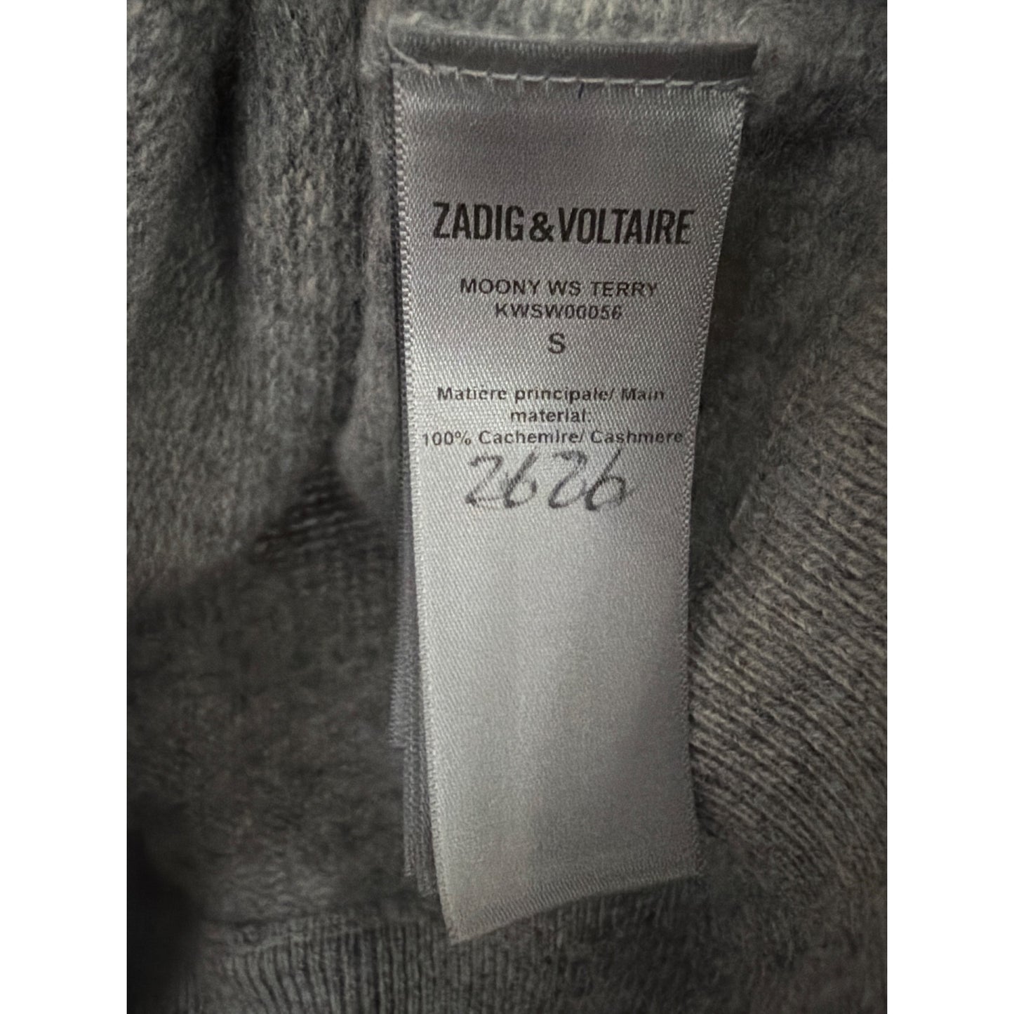 Zadig & Voltaire Cashmere Steevy Pants and Hoodie Size S