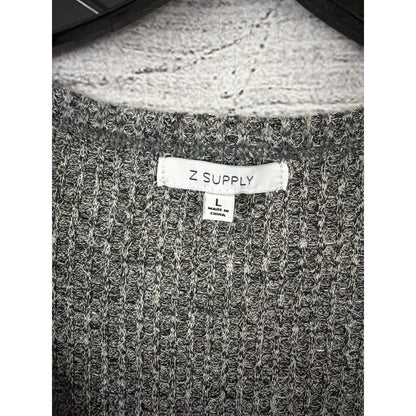 Z Supply Waffle Knit Thermal Twist Midi Dress Size L
