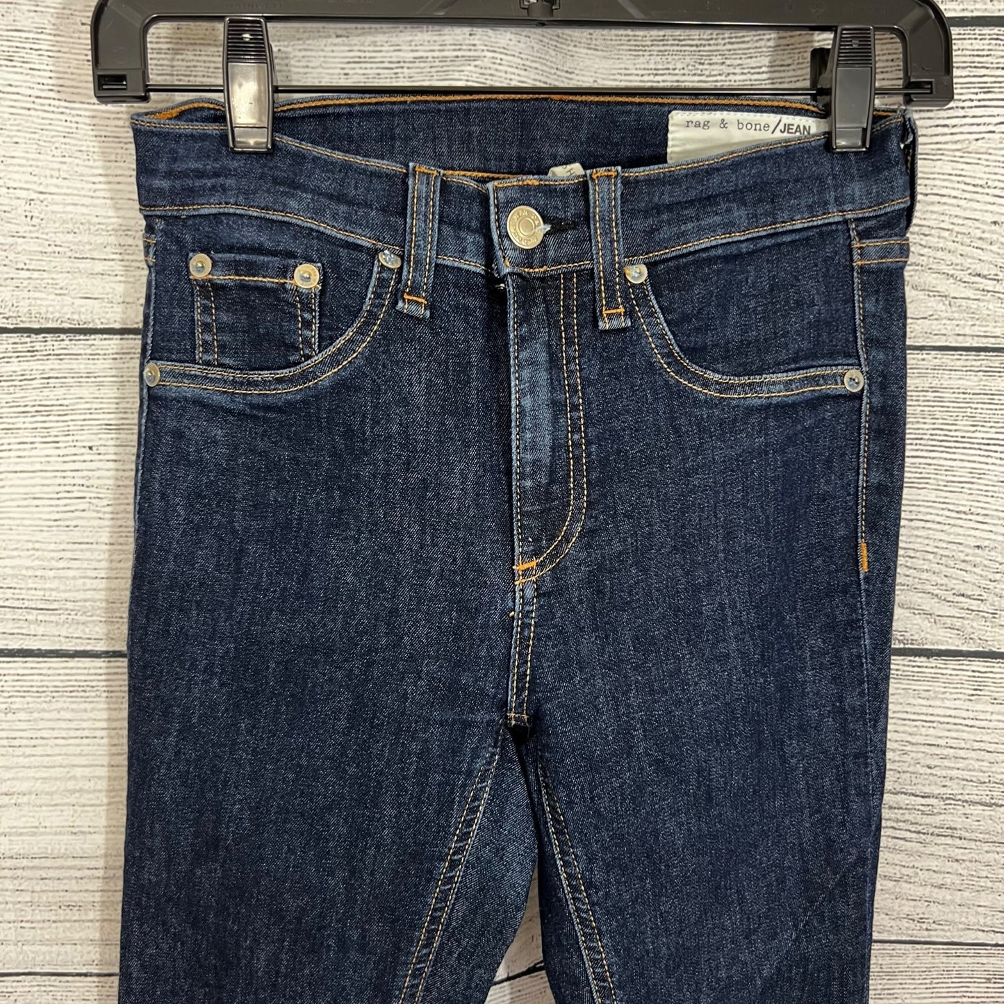 Rag & Bone Skinny Jeans Dark Wash Denim, Size 24