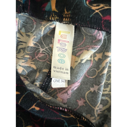 LuLaRoe Vibrant Abstract Leggings OS
