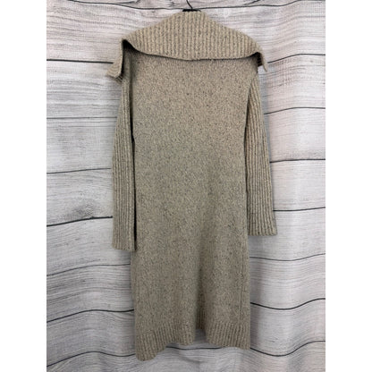 Autumn Cashmere Ribbed Draped Cardigan Size XS