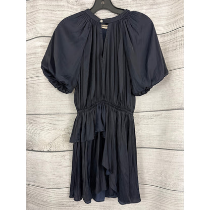 Zadig & Voltaire Romina Satin Navy Mini Dress Size XS