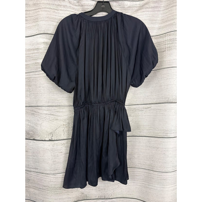 Zadig & Voltaire Romina Satin Navy Mini Dress Size XS