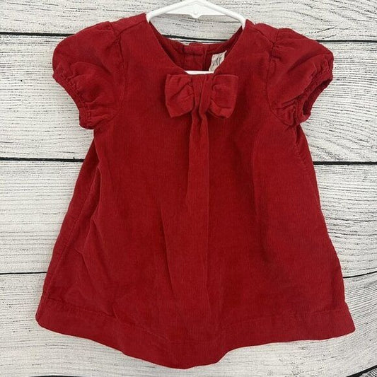 Red Corduroy Dress