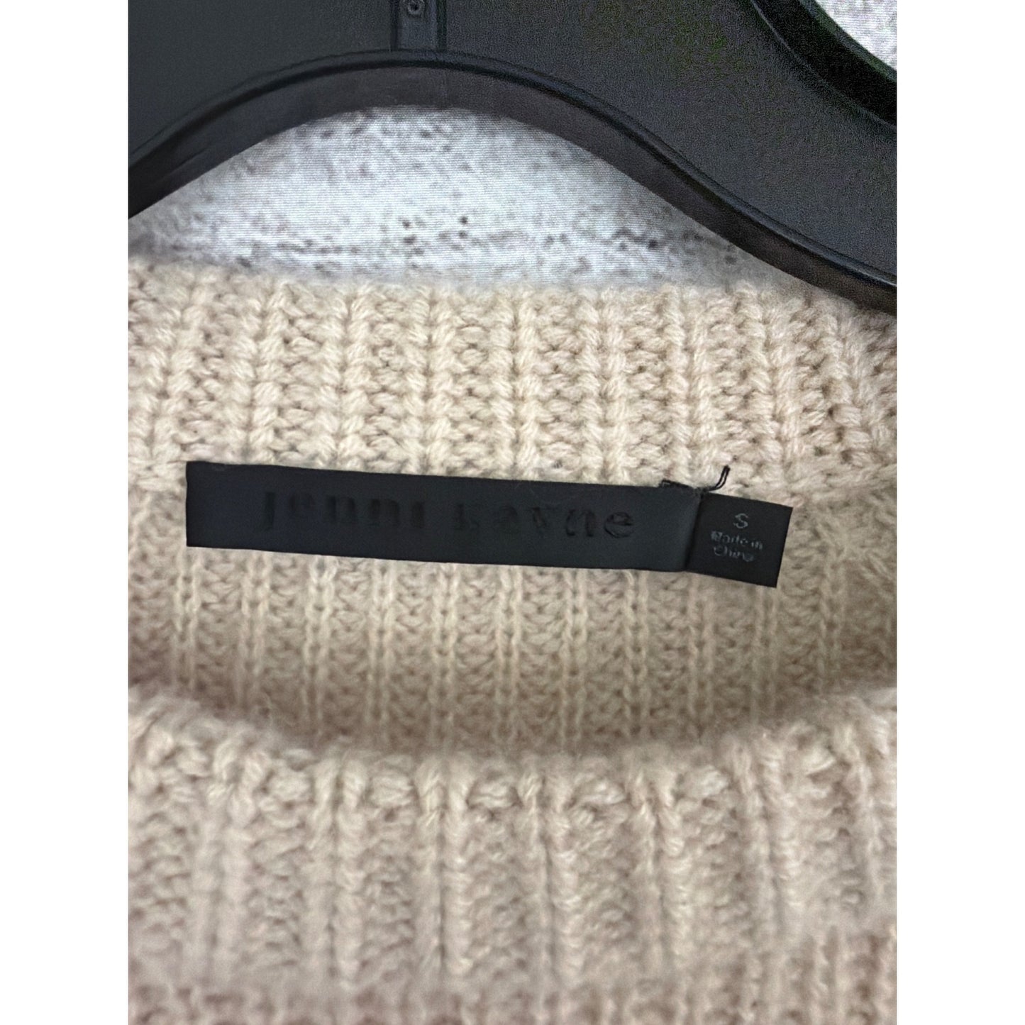Jenni Kayne Cashmere Fisherman Sweater Size S