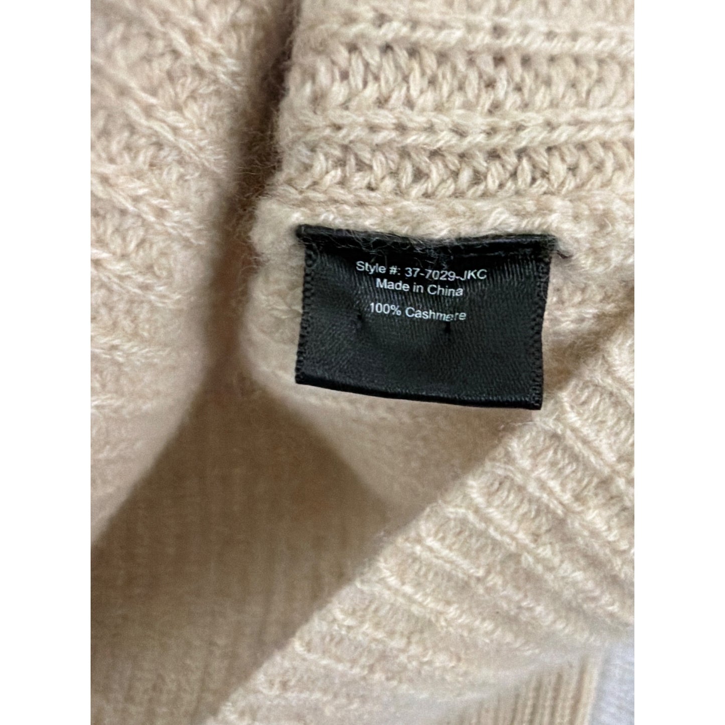Jenni Kayne Cashmere Fisherman Sweater Size S