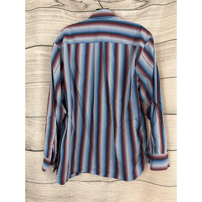 Mens Tommy Bahama Colorful Striped Button-Down Shirt Size L